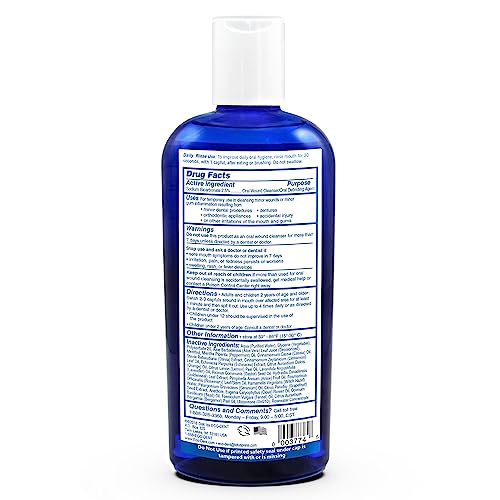 Eco-Dent Alcohol-Free Cinnamon Mouthwash - Baking Soda, CoQ10 & Herbs, 8 Fl Oz Pack of 2