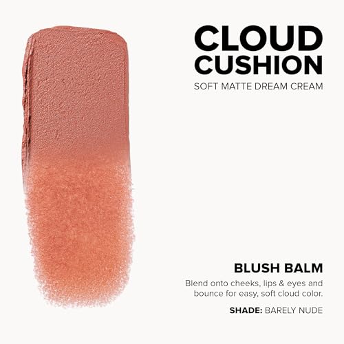 Nudestix STAX All Over Color Blush Balm Barely Nude - Multi-Use Cream Blush for Cheeks, Eyes & Lips