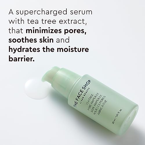 Tea Tree Pore Serum for Clear Skin - Hydrating & Exfoliating Face Treatment