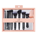 All-in-One Makeup Brush Set with 10 Brushes & Sponge for Face & Eyes
