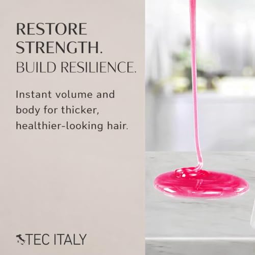 Tec Italy Tonico Volumizing Shampoo for Fine or Weak Hair, Strengthening, Adds Body & Thickness, Gentle Daily Cleanser, 10.14 fl oz (300 ml)