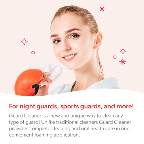 Mouth Guard Cleaning Foam - Fresh Mint 55ml for Night Sports & Sleep Guards