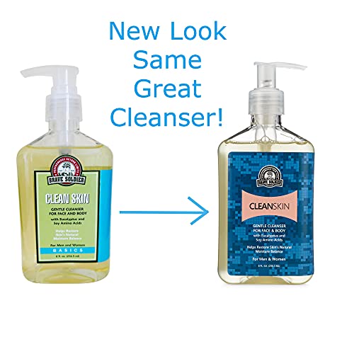 Clean Skin Face Cleanser for Men and Women Moisturizing Face Wash for Sensitive,Oily, or Dry Skin, Mild Makeup Remover | Pump Bottle 8 fl. oz. / 236.5 ml