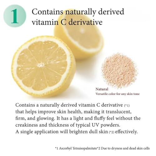 UV Clear Face Powder 10g ? Lightweight Loose Powder With SPF30 PA+++ And Plant-Based Formula For A Smooth, Natural Finish