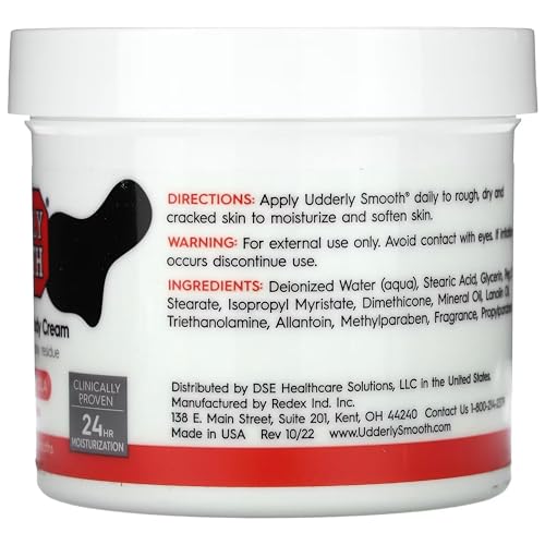 Udderly Smooth Body Moisturizer Cream - Original Formula, 10 oz Pack of 3 - Fresh Variant