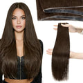 Moresoo Butterfly Weft Hair Extensions - Medium Brown, 14 Inch, 50g, Variation of THIS listing