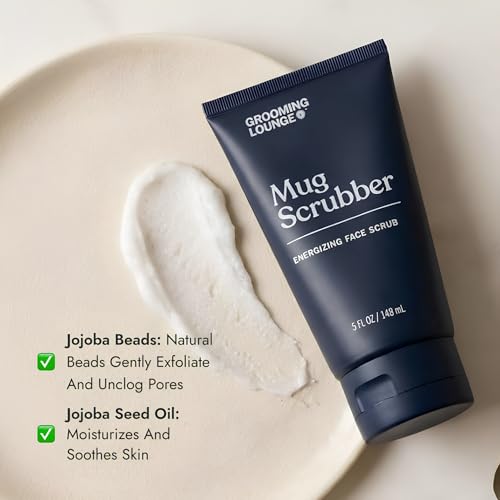 Grooming Lounge Peppermint & Allantoin Face Scrub for Men - 4 Fl Oz