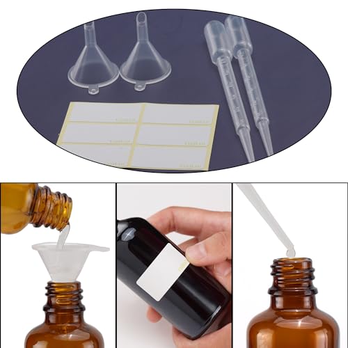4oz Refillable Black Glass Spray Bottles with Fine Mist Spray - Variation of 100ml-4