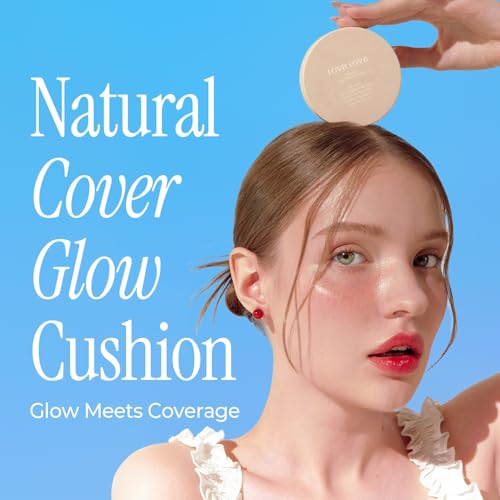 LOVB Natural Cover Glow Cushion Foundation 23N Natural Beige - 0.42 Oz