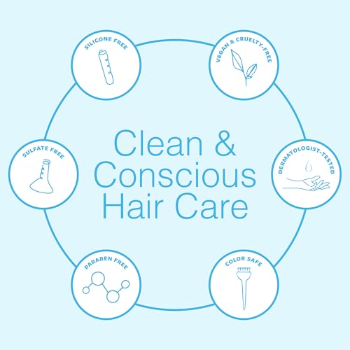 Function of Beauty Straight Hair Shampoo - Sulfate-Free Shampoo Gently Cleanses & Hydrates for Sleek Straight Hair - Lightweight & Hydrating with Coconut Water- Hair Care Products