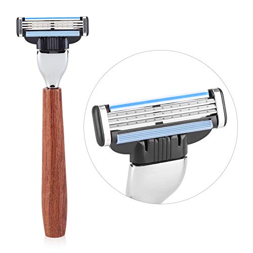 Goick Men's Wet Shaving Kit with Safety Razor & Badger Brush - Gift Set