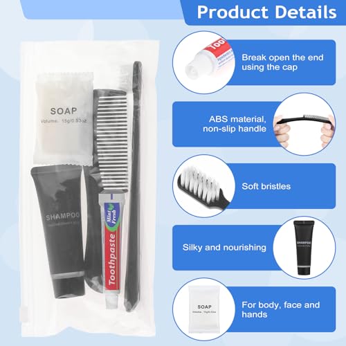 Hygiene Kit, Personal Hygiene Kit with Individual Package, Bulk Hygiene Supplies are Suitable for Travel, Hotel, Camping, Household (50 Set)