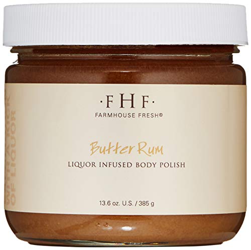 Farmhouse Fresh Butter Rum Body Scrub 13.6 oz - Exfoliating Moisturizer