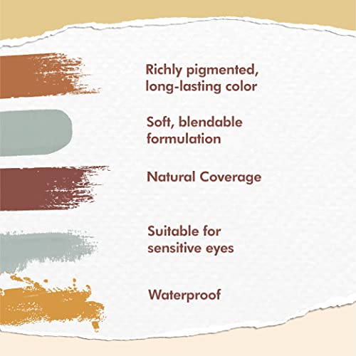 Naked Cosmetics Black Eyeliner & Brown Eyeliner Pencil for Makeup - Waterproof Eyeliner Pencil & Smudge Proof Eyeliner for Women - Smooth Glide & Long Lasting Eyebrow Pencil Eye Liner Set of 2