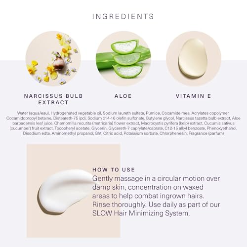 European Wax Center Aloe Vera Body Polish - Moisturizing & Exfoliating Scrub for Dry Sensitive Skin, 6.7oz