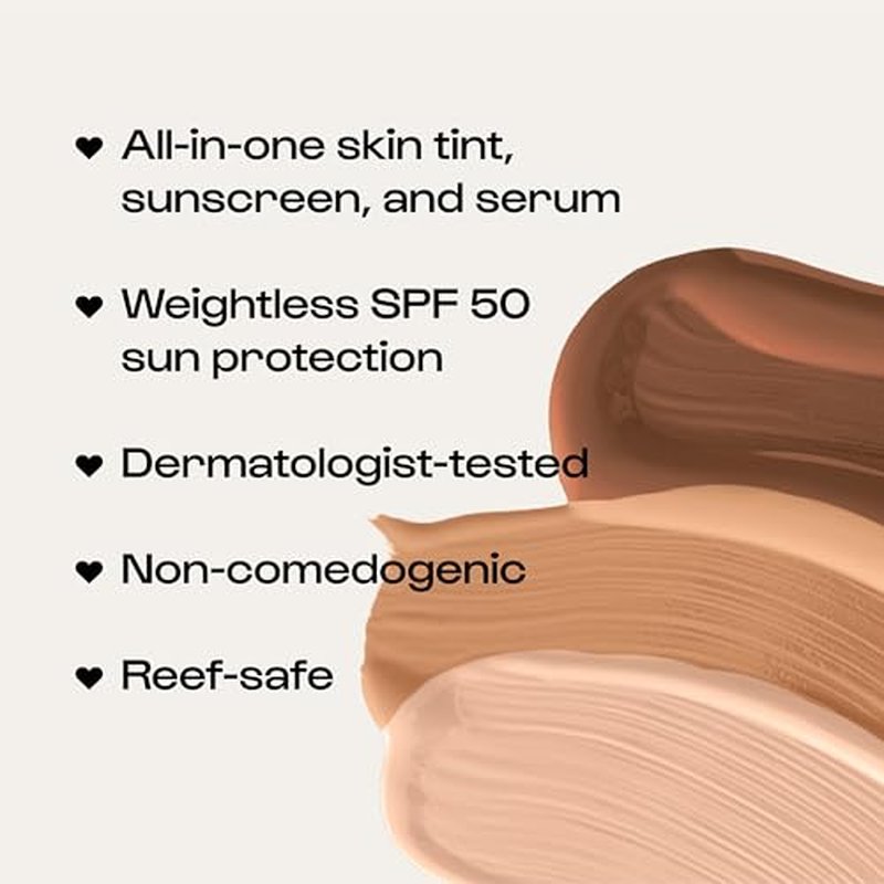 Alleyoop Sunsational Tinted Moisturizer SPF 50 for Face Broad Spectrum ? 100% Mineral Face Sunscreen with Jojoba, Hydrating & Soothing Tinted Sunscreen, Vegan & Cruelty-Free (Glimmer)