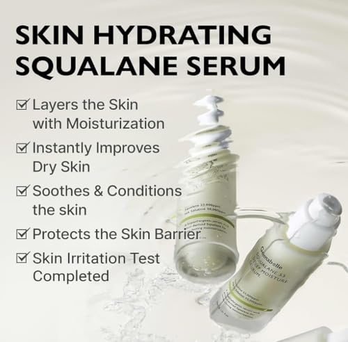 Genabelle Squalane 53% Deep Hydrating Serum with Plant-Based Exosomes