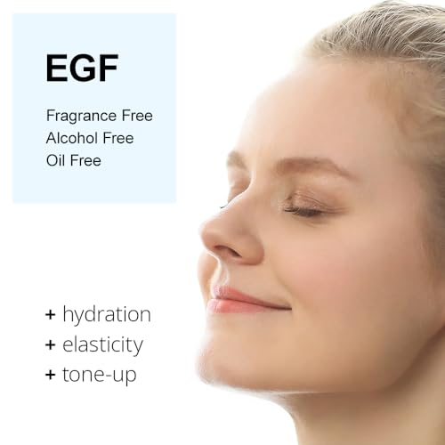 EGF Serum Epidermal Growth Factor 1.7 Fl. Oz. / 50ml / face serum cosmetic ingredients for skin serum korean egf growth factor egf ample after microneedling