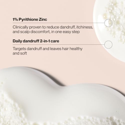 Anti-Dandruff 2-in-1 Shampoo & Conditioner for Flake-Free Hair - 6 Count