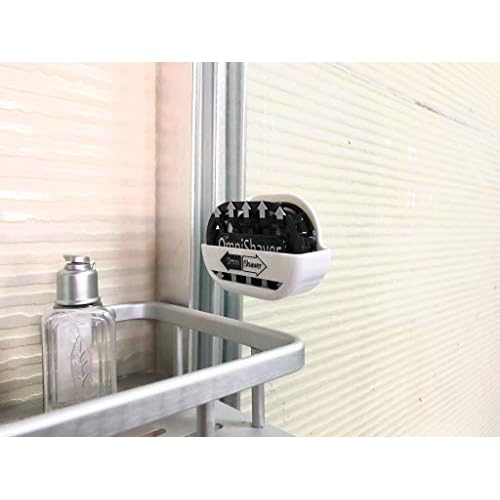 OmniShaver Docking Station Black Razor Holder to Hold between Uses, Keep Your Safe & Air Dry!