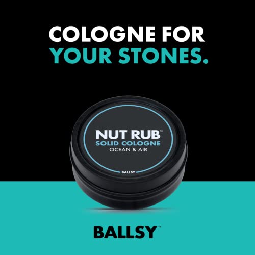 Ballsy Men's Fresh Body Wash & Cologne Pack - Ocean & Air Scent, Gift Ready