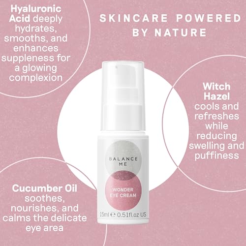 Hydrating Eye Cream for Dark Circles & Fine Lines - Natural & Vegan