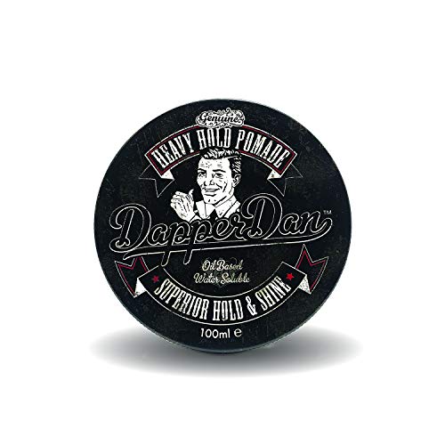 Heavy Hold Men's Hair Pomade Duo - High Shine, Oil-Based Styling Gel