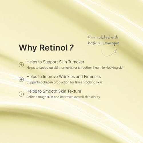 Retinol Cream 0.15% with Bakuchiol & Hyaluronic Acid - Anti-Aging Skin Care for Sensitive Skin