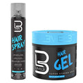 L3 Level 3 Hair Gel & Hair Spray Kit - Strong Hold, Flake-Free, Long Lasting Shine for Men & Women