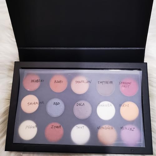 4-Layer Book Shaped Magnetic Eyeshadow Palette Empty Makeup Storage Box - Extra Large Space