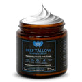 Beef Tallow Face & Body Cream ? Halal, 100% Grass-Fed Cow Tallow with Manuka Honey, Shea Butter, Vitamin E, Collagen & Peptides ? Deep Moisturizing Skin Cream Net Wt. 4 oz (113 g)