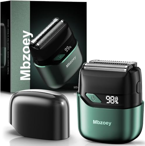 Electric Foil Shaver for Men IPX7 Waterproof - Emerald Green