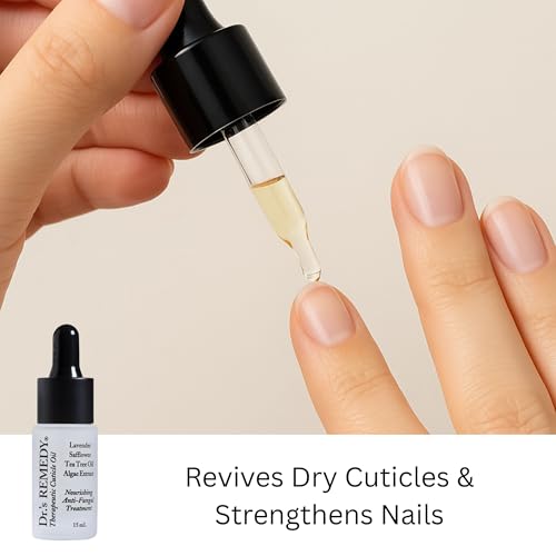 Dr.'s Remedy Therapeutic Caress Cuticle Oil, Nourishing Treatment for All Nail Types, 0.507 Fl Oz (Pack of 1)