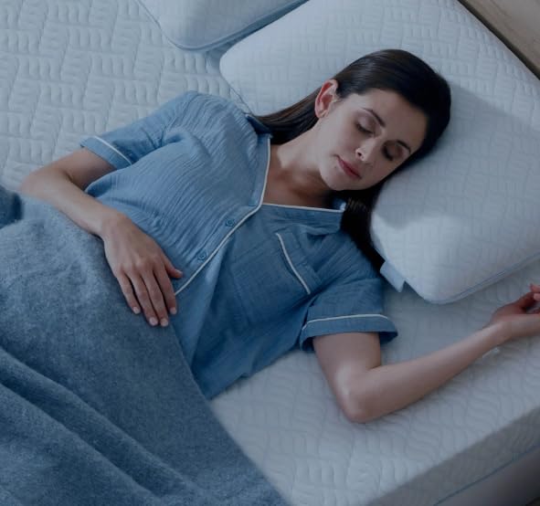 Cooling Memory Foam Pillow with Removable Cover - Support & Breathability