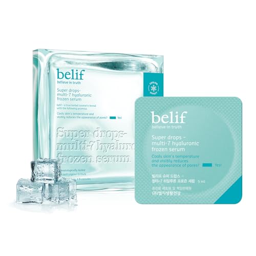 belif Super Drops Multi-7 Hyaluronic Serum - Hydrating & Cooling Face Treatment
