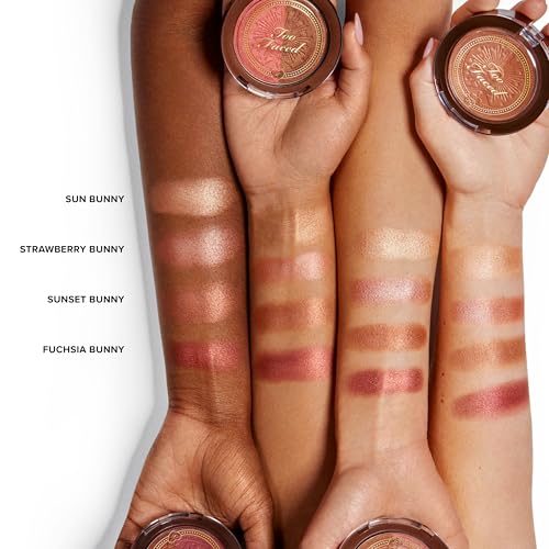 Too Faced Sun Bunny Blush & Bronzer Duo - Strawberry Bunny Variation 02 - Sheer, Luminous Face Makeup