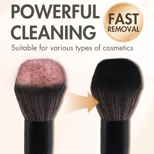 Makeup Brush Cleaner 1000ml/33.8 fl oz Pack of 2 - Rinse-Free, Vegan, Quick Drying