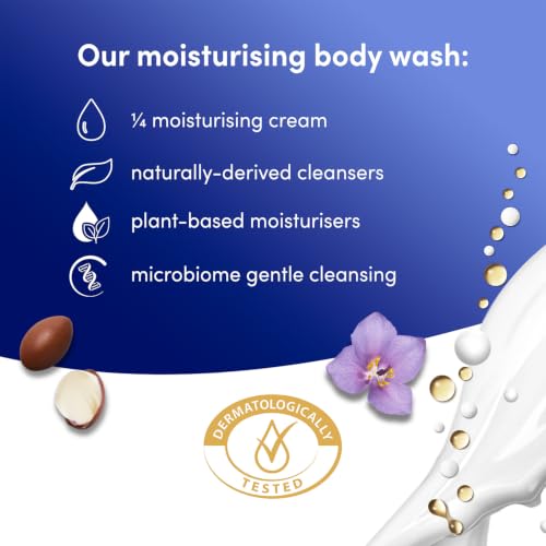 Dove Body Wash 3-Pack - Relaxing Jasmine, Coconut Milk, Shea Butter & Vanilla