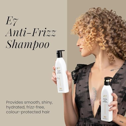 ALOXXI E7 Anti-Frizz Shampoo for Color-Treated Hair 33.8 Fl Oz - Moisturizing & Strengthening