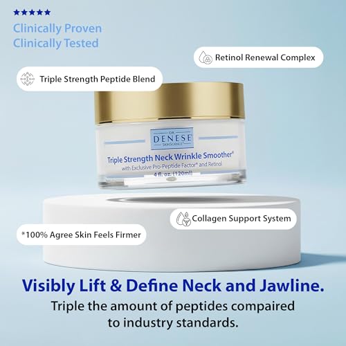 Dr. Denese Triple Strength Neck Wrinkle Smoother - Firming Cream 4oz