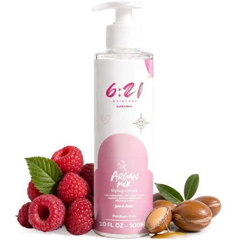 Argan Milk Leave-In Conditioner & Heat Protectant - 10 oz for Frizz Control & Moisture
