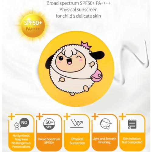 Puttisu Sun Cushion: Kid-Friendly, Easy-Pound Mineral Sunscreen - Safe, Gentle & Fun for Children - EWG Green Rated, Natural Ingredients, Less Irritation - Family-Friendly Refill Bundle