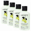 Exotic Hemp Seed Oil Body Moisturizer with Green Tea & Asian Pear - Pack of 4, 2.25 Fl Oz