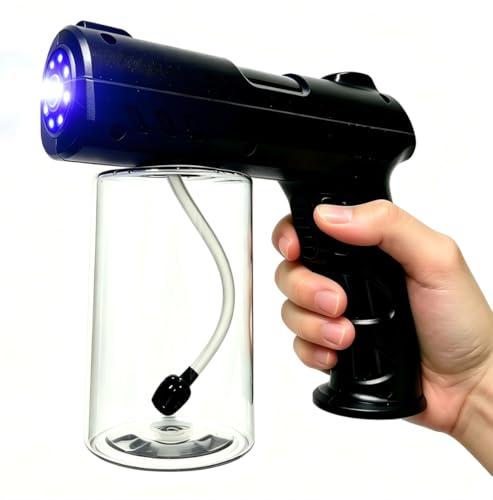 Cordless Spray Tan Machine with 280ml Gun - Glossy Black, Portable