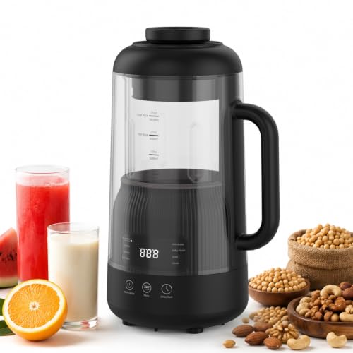 Skitchen 8-in-1 Nut Milk Maker with Silent Shield, 35oz, Black