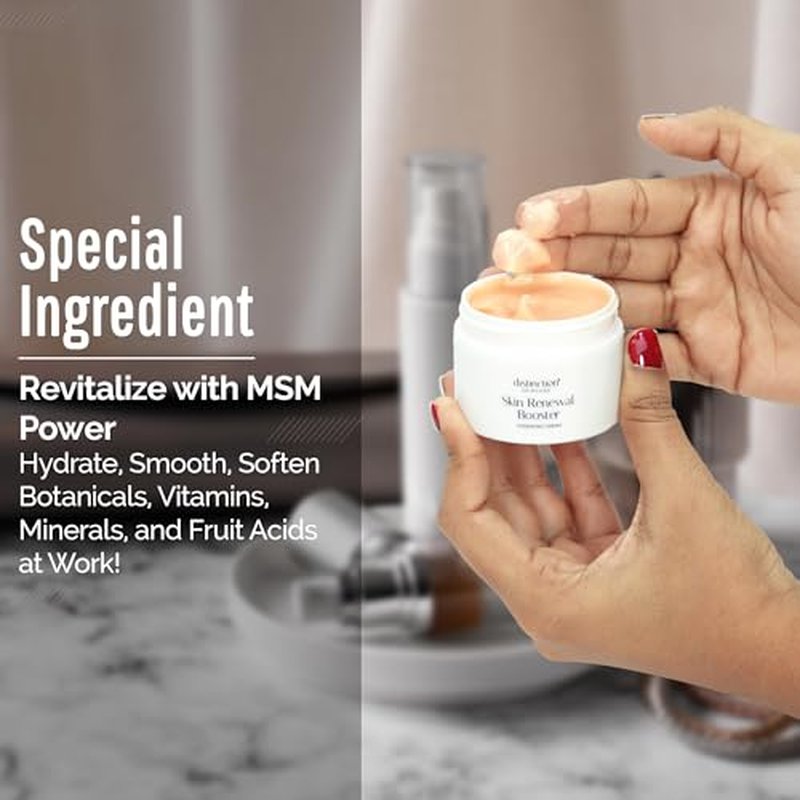 Distinction Skin Renewal Booster ? Hydrating Face Moisturizer ? Anti Aging Cream for Fine Lines & Wrinkles ? Hydrates, Softens & Boosts Radiance ? Daily Facial Cream for All Skin Types ? 1 Oz