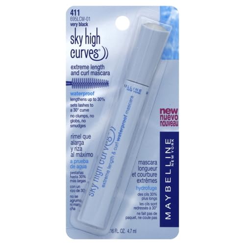 Maybelline Lash Sensational Sky High Waterproof Mascara - Very Black - Pack of 2