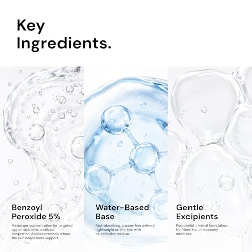 Salve Benzoyl Peroxide Gel 5% Topical Acne Treatment - 0.7 oz Pack of 4