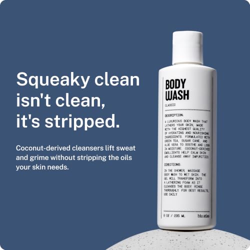 Blu Atlas Men’s Body Wash - Sulfate-Free, Classic Scent, 8 oz - Classic / 8 Fl Oz