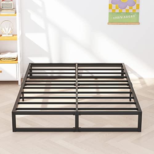 Richwanone Queen Bed Frame 8 Inch Heavy Duty Metal Platform Bed Black - Variation of THIS listing